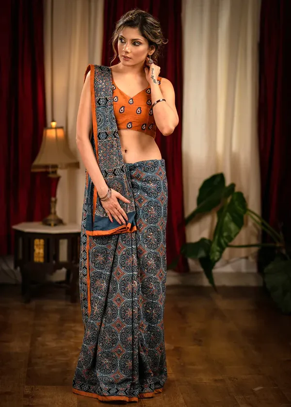 Blue_Digital_Printed_Festive_Or_Wedding_Wear_Saree