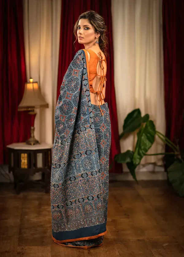 Blue_Digital_Printed_Festive_Or_Wedding_Wear_Saree