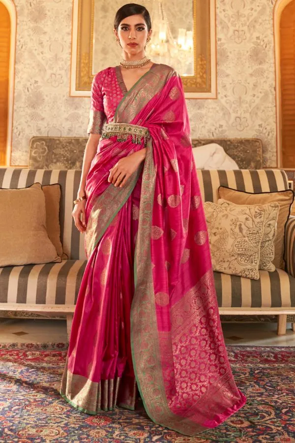 Neuer Kanjivaram Damen-Sari Aus Weicher Seide Mit B Produktbild-Vorschau 2