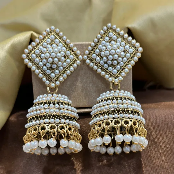 Gold_Pearl_Embedded_Jhumka_Jhumki_Earrings_For_Girls_And_Women.