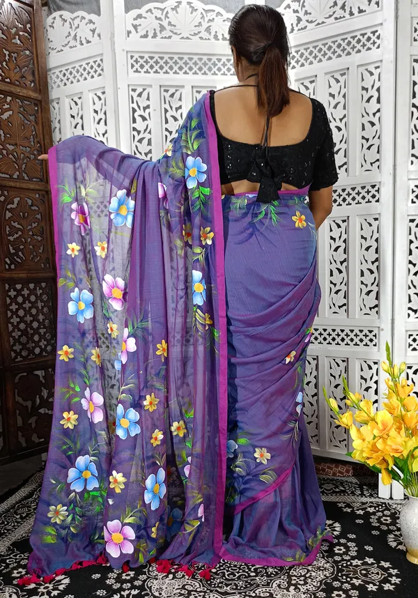 100_Count_Moll_Cotton_Handprint_Saree