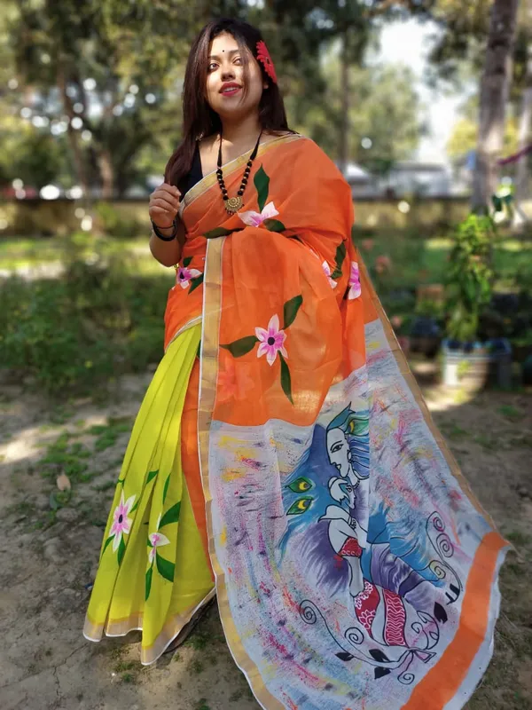 Kerala_Cotton_Hand_Printed_Saree