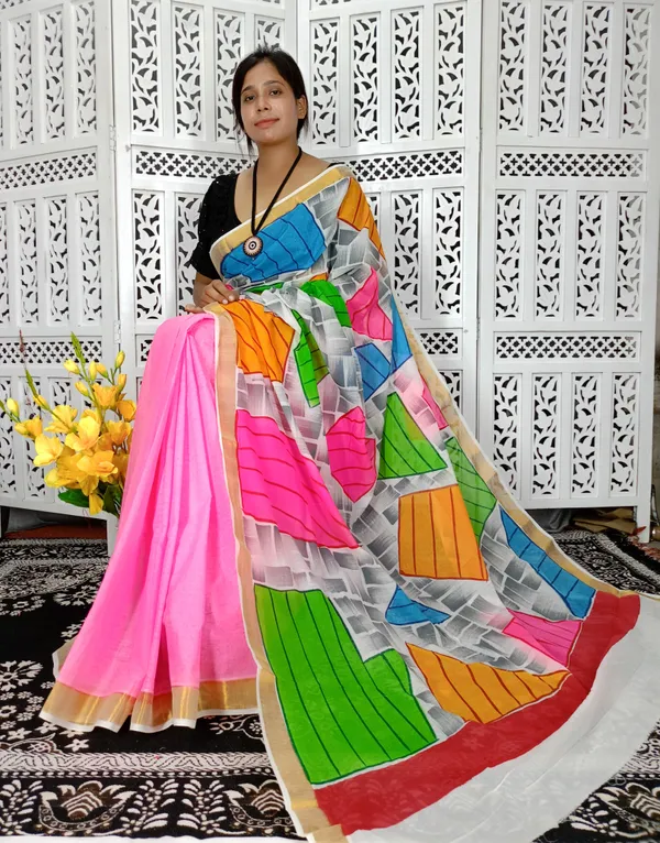Carala_Cotton_Hand_print_Saree
