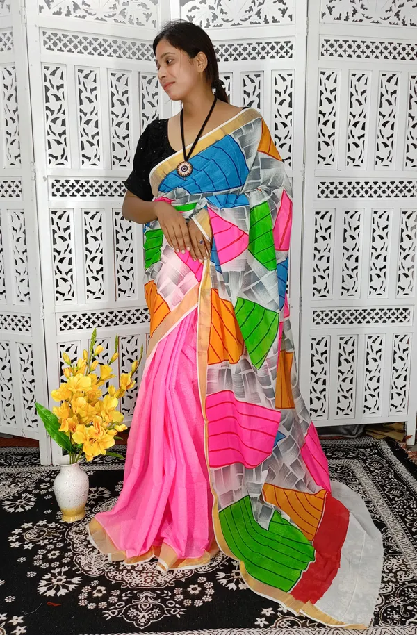 Carala_Cotton_Hand_print_Saree