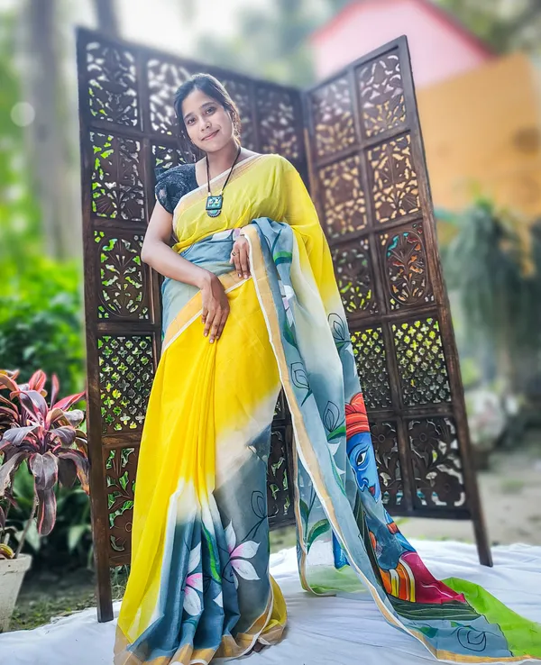 Kerala_Cotton_Hand_Printed_Saree