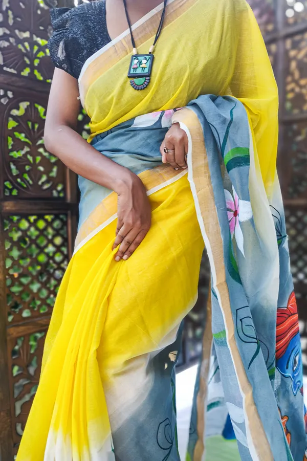 Kerala_Cotton_Hand_Printed_Saree