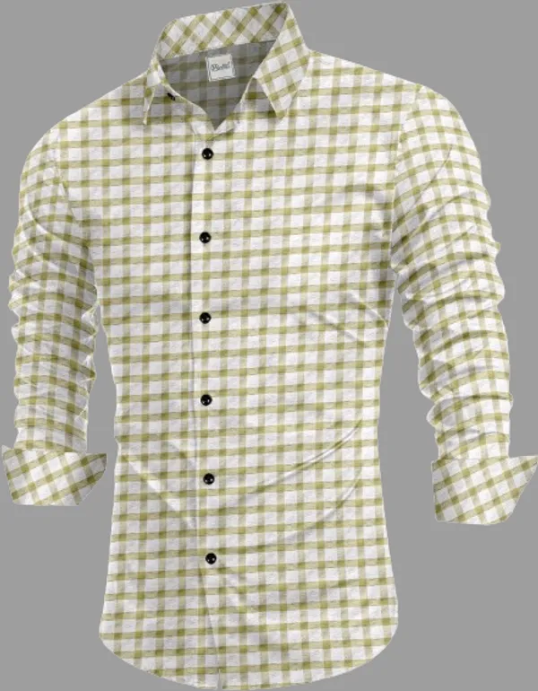 Yellow_Cotton_Blend_Spread_Collar_Full_Sleeve_Casual_Wear_Shirt