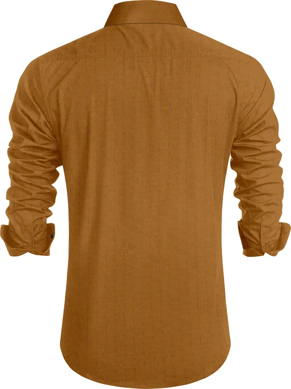 Orange_Cotton_Blend_Spread_Collar_Full_Sleeve_Casual_Wear_Shirt
