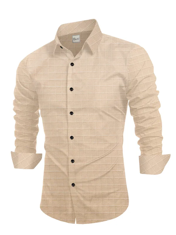 Cream_Cotton_Blend_Spread_Collar_Full_Sleeve_Casual_Wear_Shirt