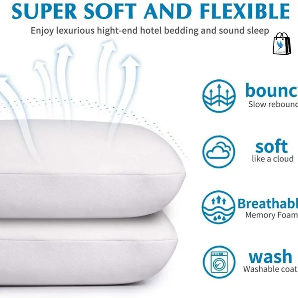 MEMORY_FOAM_BED_PILLOW_FOR_NECK_PAIN_AND_PAIN_RELIEF_WITH_WHITE_COVER_STANDARD_SIZE