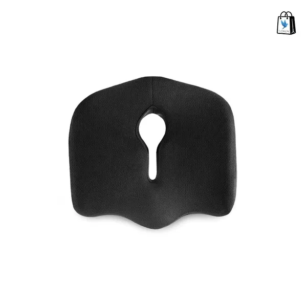 PILES_Orthopaedic_Seat_Cushion_for_Relief_from_Lower_Back,_Sciatica,_Tailbone,_Lumbar_Pain_(Black)