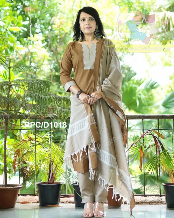 AKS TEXTILE COPY COLOR SOUTH COTTAN HANDLOOM KURTA PANT WITH DUPATTA SET Price in India Buy AKS TEXTILE COPY COLOR SOUTH COTTAN HANDLOOM KURTA
