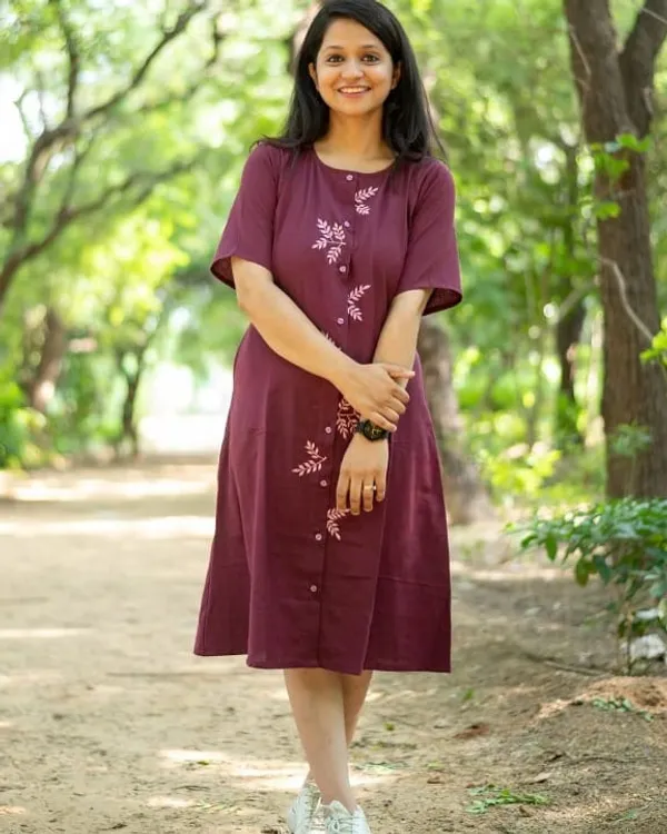 AKS TEXTILE Wine Handloom Cotton Solid Kurta Set For Women Price in India Buy AKS TEXTILE Wine Handloom Cotton Solid Kurta Set For Women online at