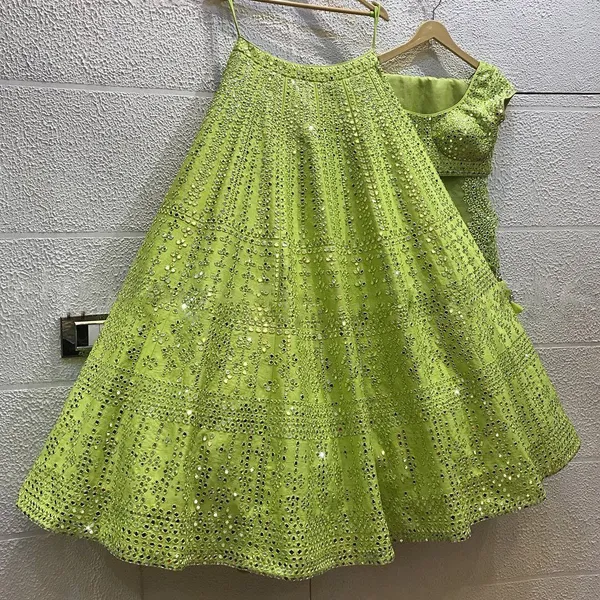 Pista_Green_Heavy_Faux_Georgette_Lehenga_Choli__(_Semi_Stiched_)