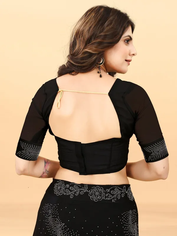 BLACK_COLOR_BOLLYWOOD_GEORGETTE_SAREE_WITH_SIROSKI_DIAMONDS_WORK