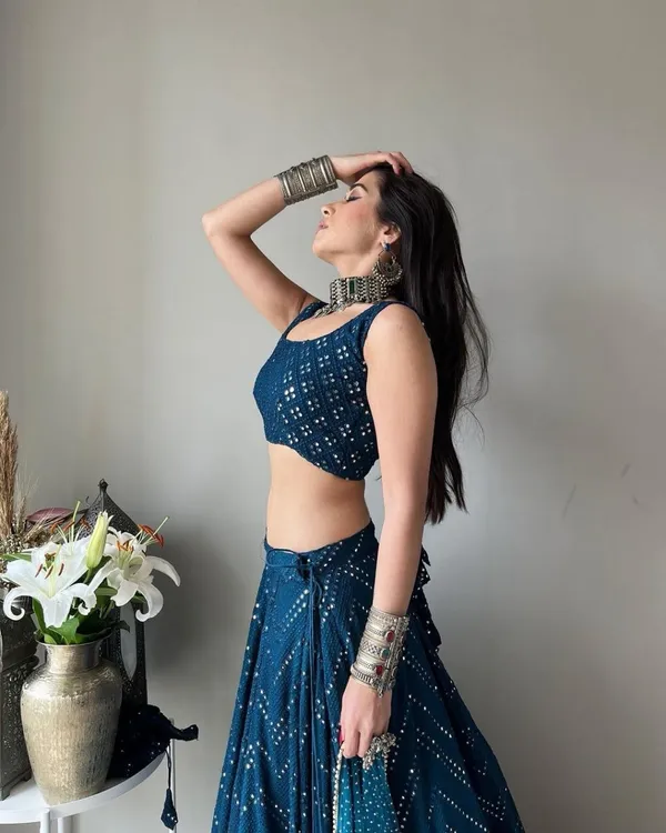 Blue_Heavy_Faux_Georgette_Lehenga_Choli__(_Semi_Stiched_)