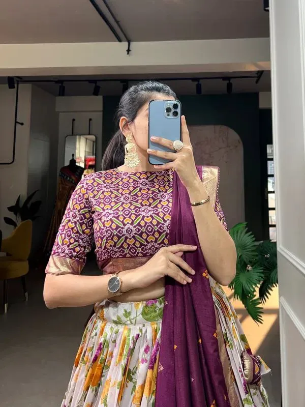 Pruple_Patola_Print_Traditional_Lehenga_Choli