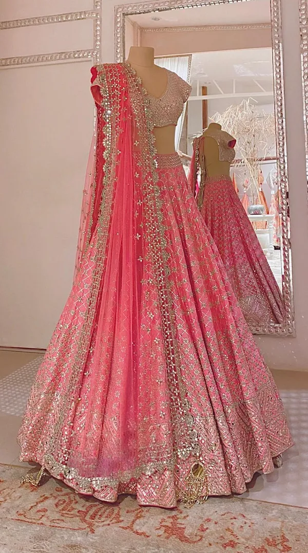 Light_Pink_Heavy_Faux_Georgette_Lehenga_Choli__(_Semi_Stiched_)