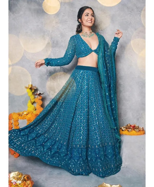Rama_Heavy_Faux_Georgette_Lehenga_Choli__(_Semi_Stiched_)