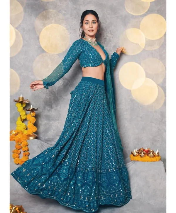 Rama_Heavy_Faux_Georgette_Lehenga_Choli__(_Semi_Stiched_)