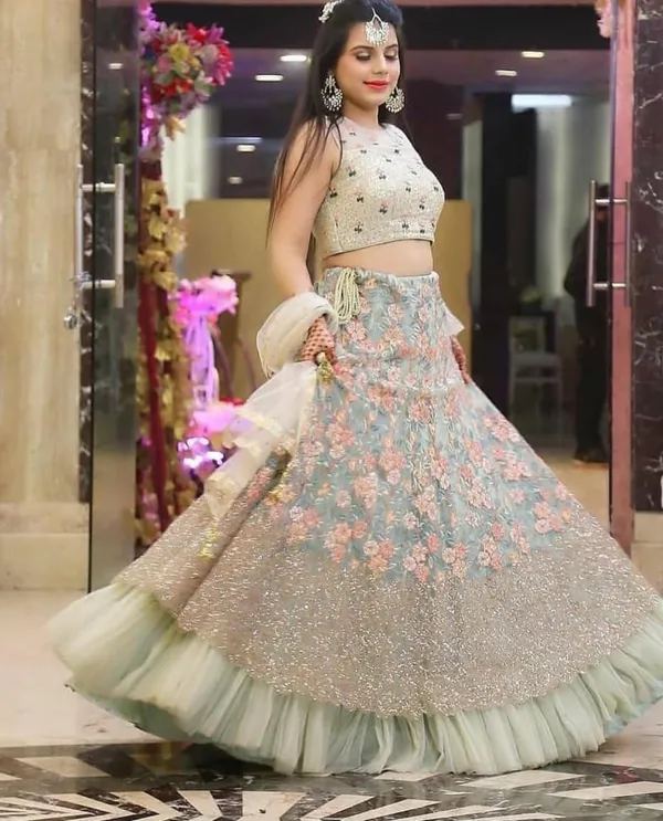 Sea_Green_Heavy_Faux_Georgette_Lehenga_Choli__(_Semi_Stiched_)