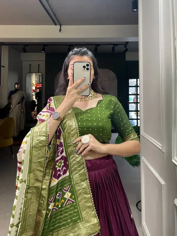 Purple_Patola_Print_Traditional_Lehenga_Choli