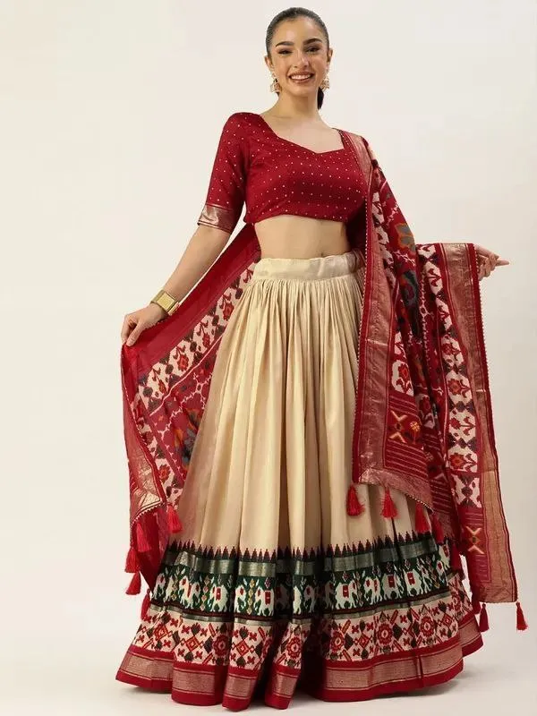 White_Patola_Print_Traditional_Lehenga_Choli