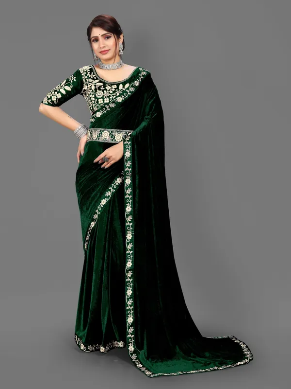 Unstitched_Velvet_Blouse_Material_embroidered