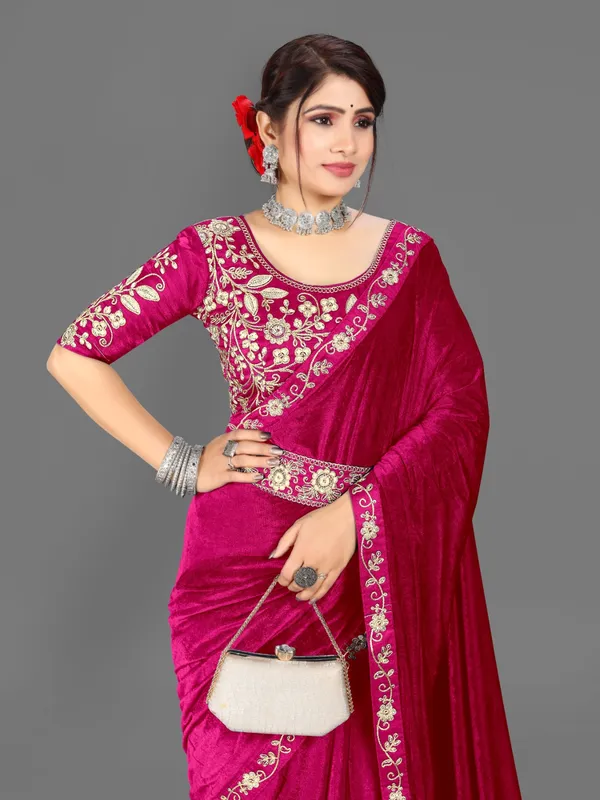 Unstitched_Velvet_Blouse_Material_embroidered
