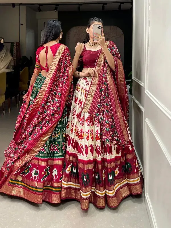 Green_Patola_Print_Traditional_Lehenga_Choli