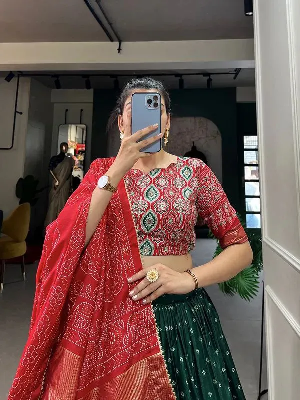 Green_Patola_Print_Traditional_Lehenga_Choli