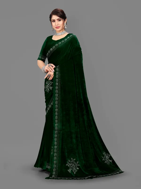 Unstitched_Velvet_Blouse_Material_Embellished