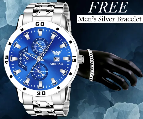 Abrexo Blue Analog Round Watch for Men Price in India Buy Abrexo Blue Analog Round Watch for Men online at undefined