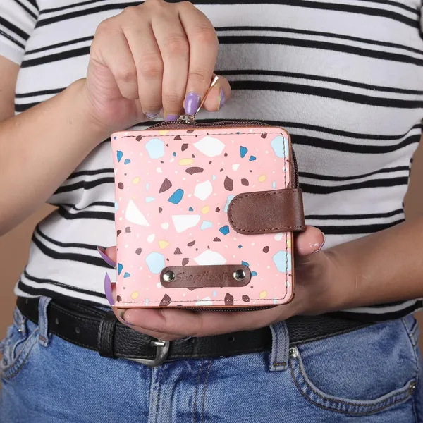 Women's_Card_Holder_Floral_Pattern_Print_Premium_Vegan_Faux_Leather_Wallet_[Compact_Size_4.25"_x_4.25"_x_1"_Inch