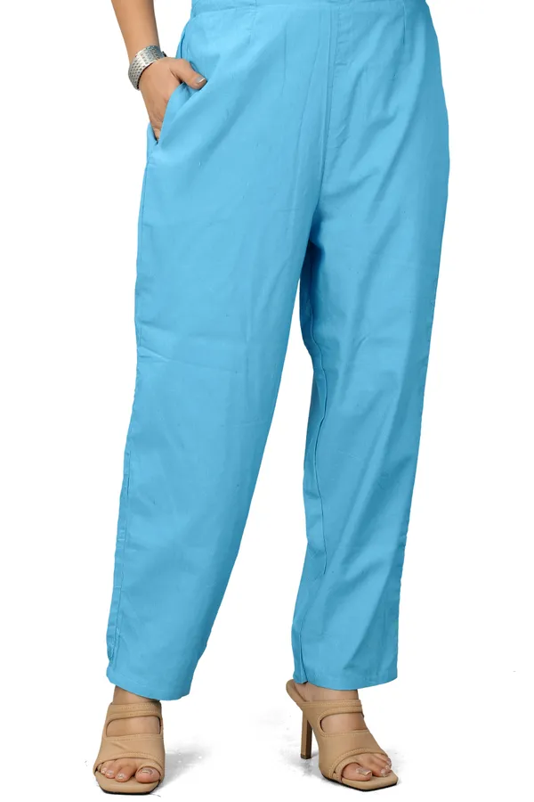 Light_Blue_Cotton_Woven_Kurta_Pant_Dupatta_Set
