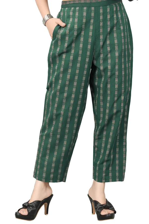 Green_Khadi_Cotton_Self_Design_Kurta_Pant_Dupatta_Set