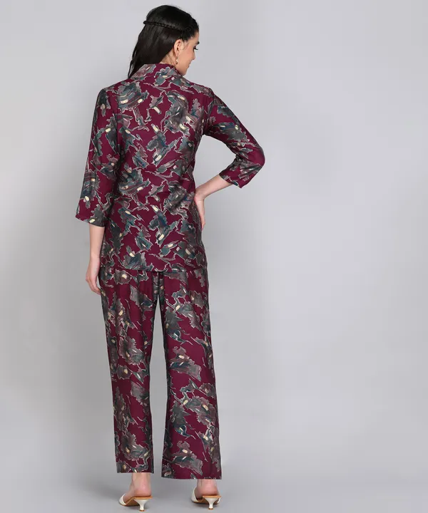 Purple_Modal_Fabric_Printed_Co-ords_for_Women