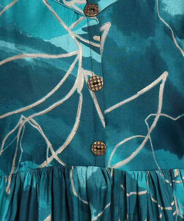 Blue_Modal_chanderi_printed_cordset