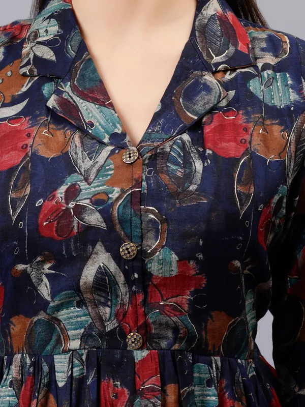 Blue_Printed_Modal_Top_and_pant_co-ords_set