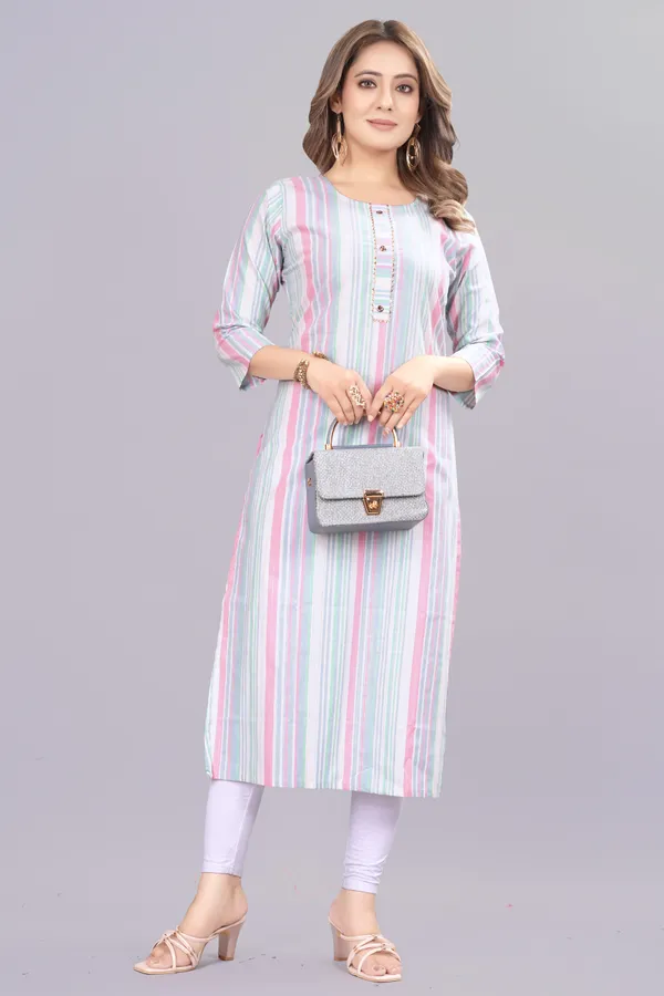 Blue_Cotton_Blend_Striped_Straight_Kurta