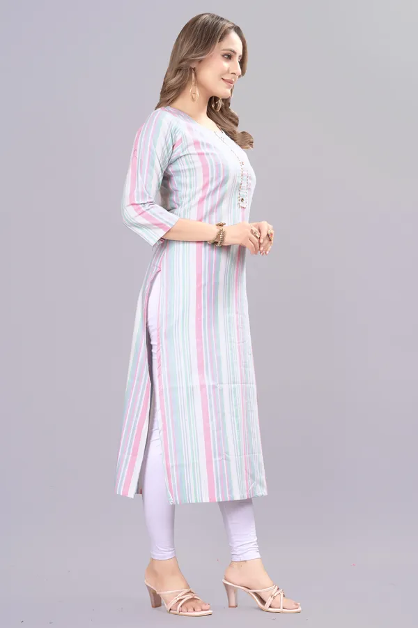 Blue_Cotton_Blend_Striped_Straight_Kurta