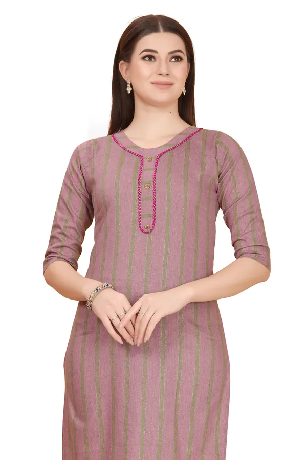 Purple_Cotton_Blend_Striped_Straight_Kurta
