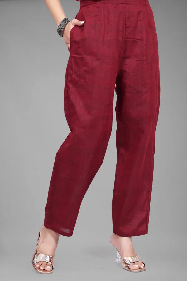 Red_Party_Wear_&_Casual_Kurta_Pant_Dupatta_Set