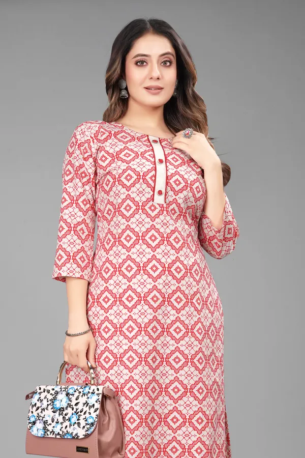 Red_Pure_Cotton_printed_Kurta_Pant__Set
