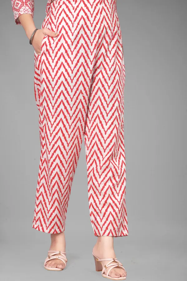Red_Pure_Cotton_printed_Kurta_Pant__Set