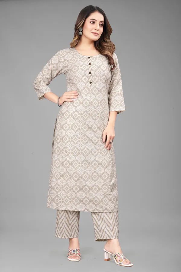 Brown_Pure_Cotton_Printed_Kurta_Pant__Set
