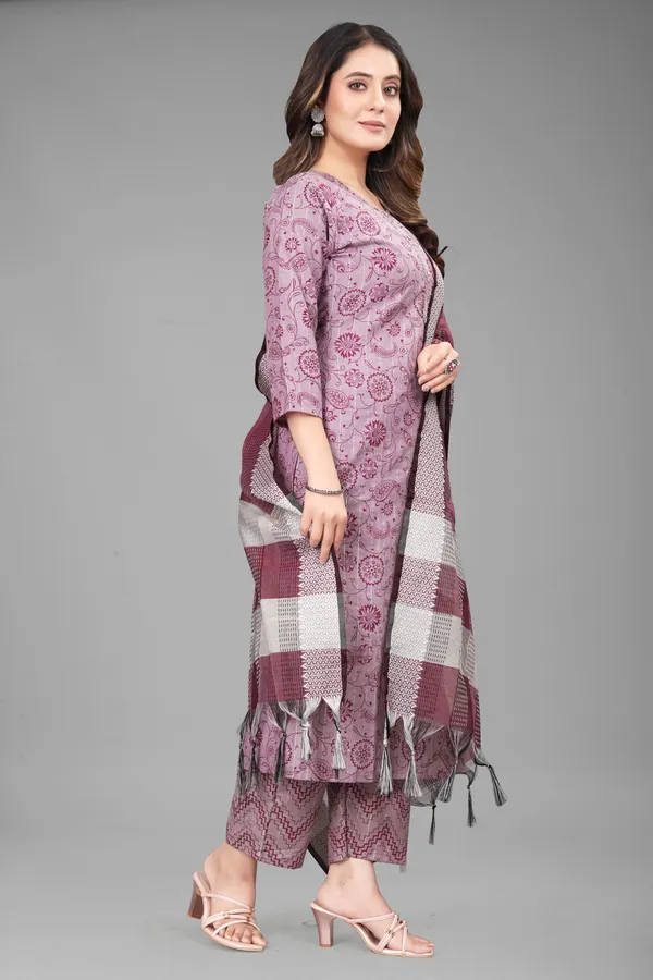 Floral_printed_cotton_kurta_,pant_with__dupatta_set