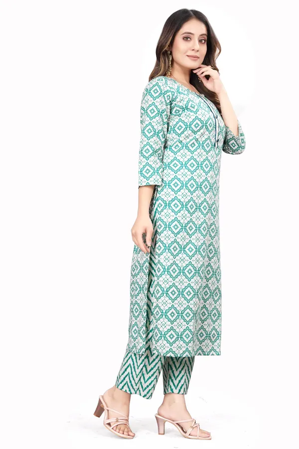 Blue_Pure_Cotton_Solid_Kurta_Pant__Set
