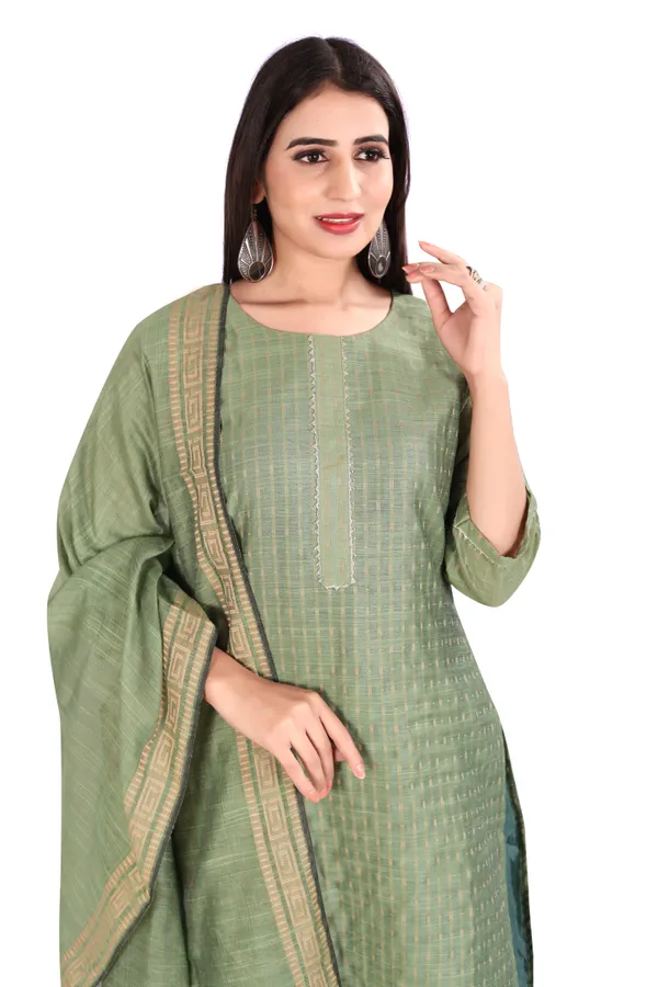 Green_Party_Wear_&_Casual_Kurta_Pant_Dupatta_Set