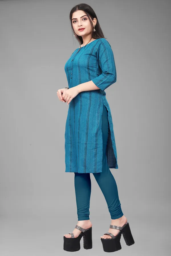 Blue_Cotton_Blend_Striped_Straight_Kurta